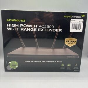 Amped Wireless Athena-EX High Power AC2600 RE2600M Wi-Fi Range Extender